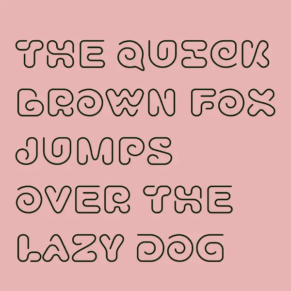 Animated gif. Fonts specimens of: Aixfo, Dgeear, Gratety, Now Pletty and Lixdu Pro. Dark green text on pink background.