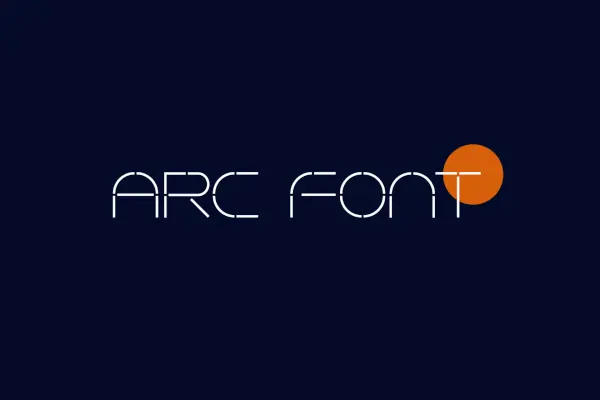 Animated gif featuring specimens of Jun Han Sim  Free  Font: Arc Font