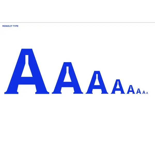 Animated gif featuring Laura Lackner ✺ Graphic Designer Student ✺ Free fonts specimens: Migra Display Font + Kraiberg Variable Font + Monolit Display Font